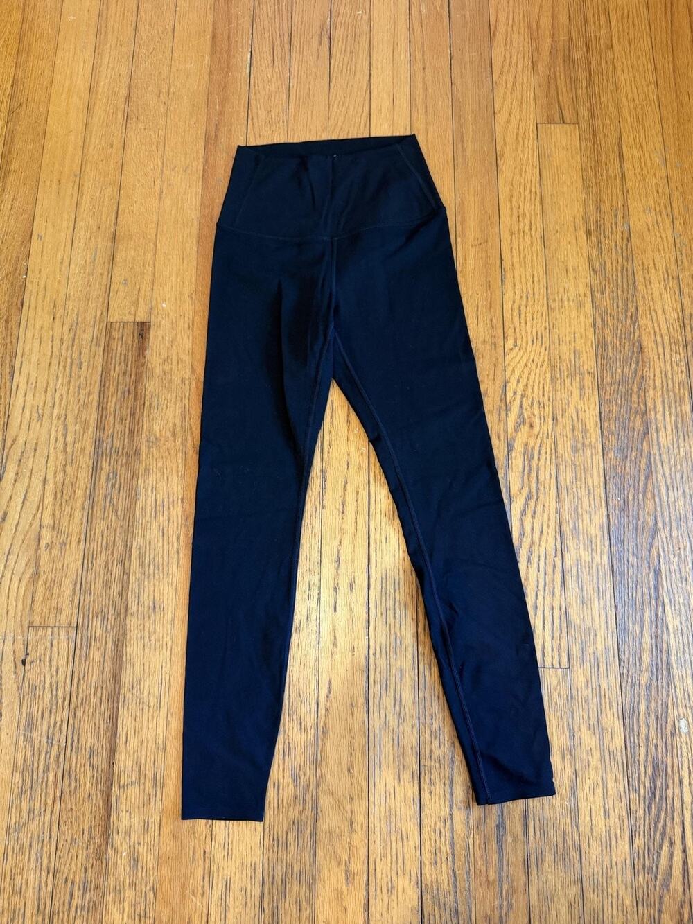 Pure Barre Womens Yoga Ankle Pants Medium Black High Rise